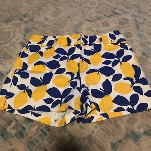 Loft lemon print shorts